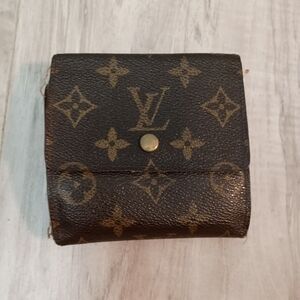 Authentic Louis Vuitton Monogram Portefeiulle Elise Trifold Wallet